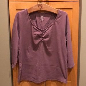 Lane Bryant Ruched Top — Worn Once!